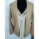 FS Collection Cardigan Taupe Short