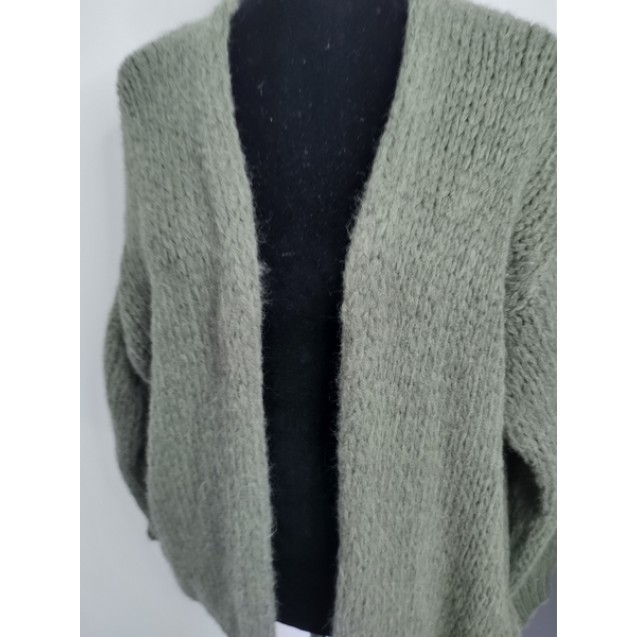 FS Collection Cardigan Army Green Short